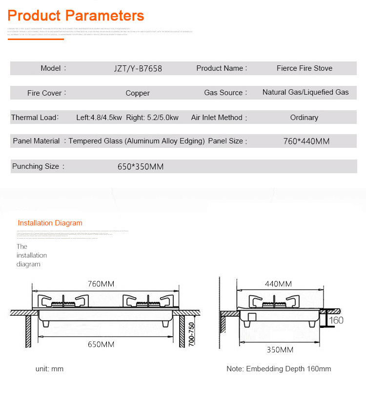 gas stove