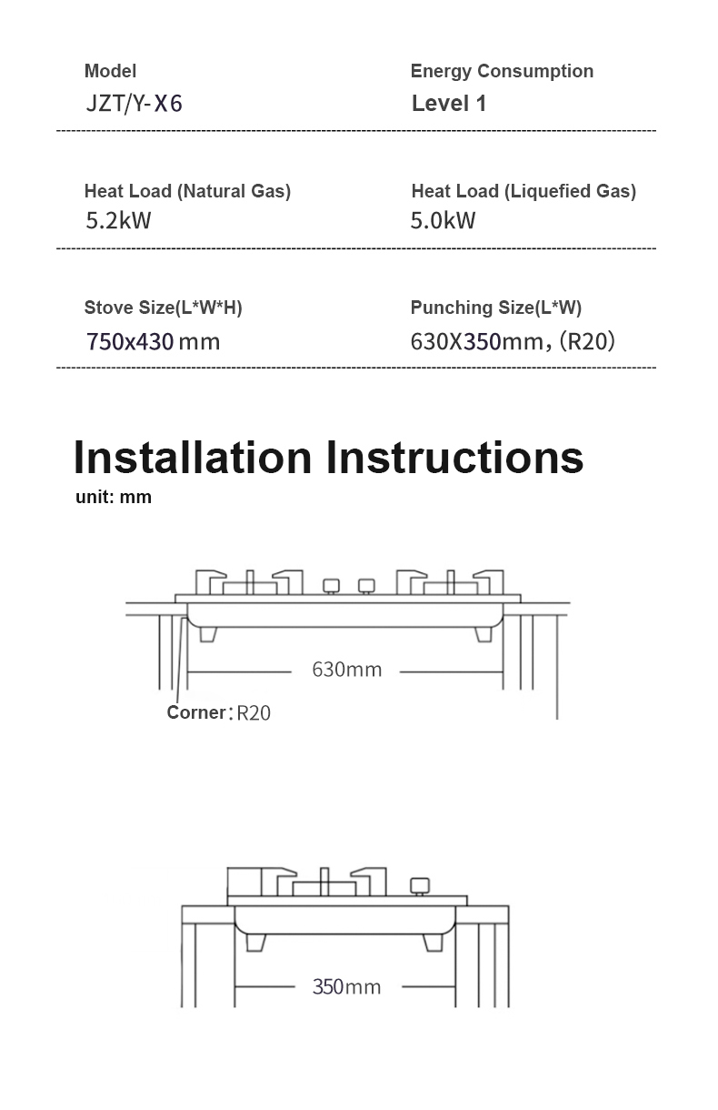 gas stove