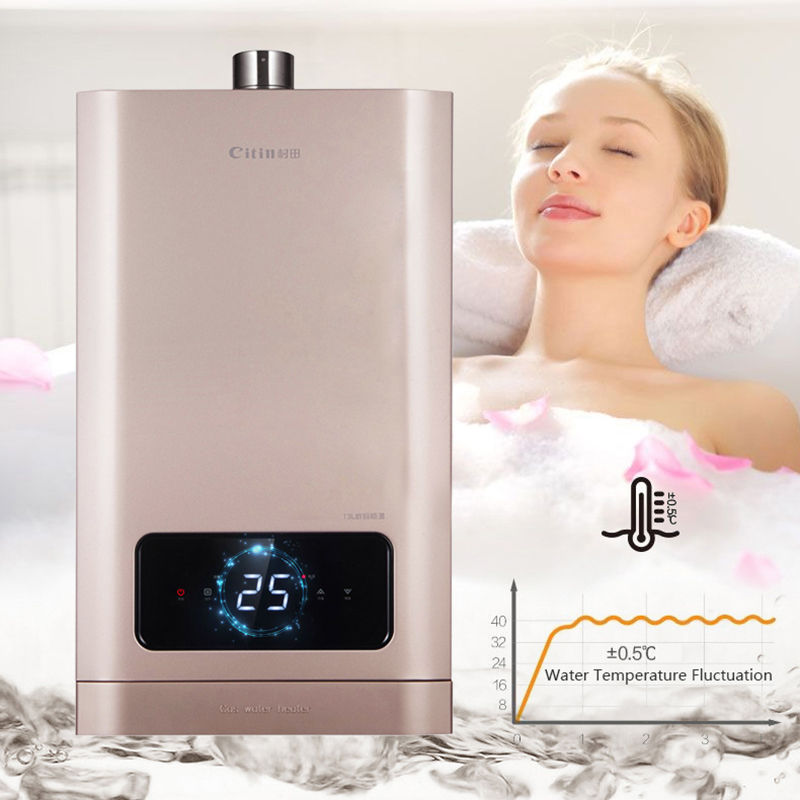 Citin H37 Tankless Instant Gas Water Heater Geyser For Shower