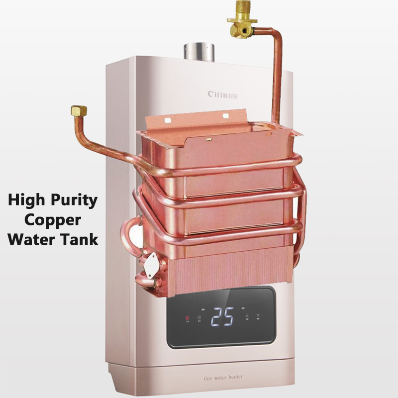 Citin H37 Tankless Instant Gas Water Heater Geyser For Shower