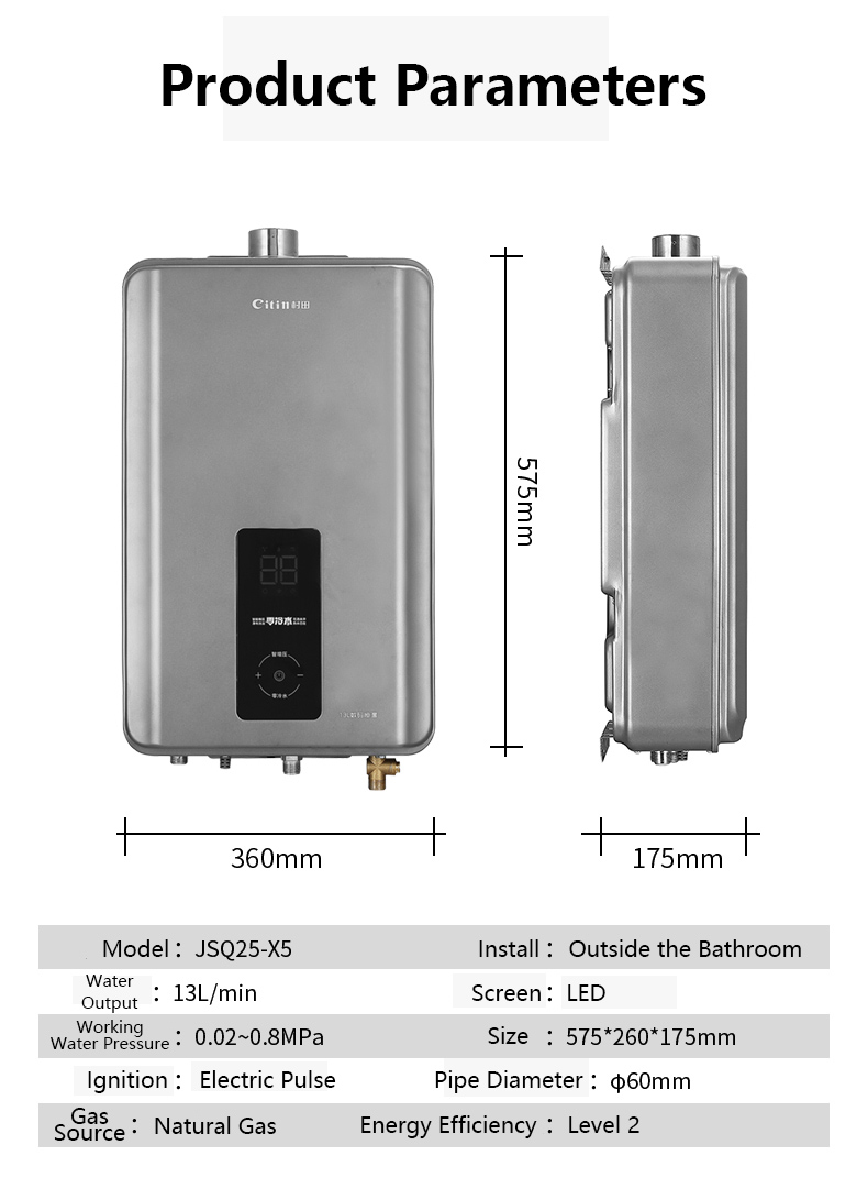 Ionstant Gas Water Heater