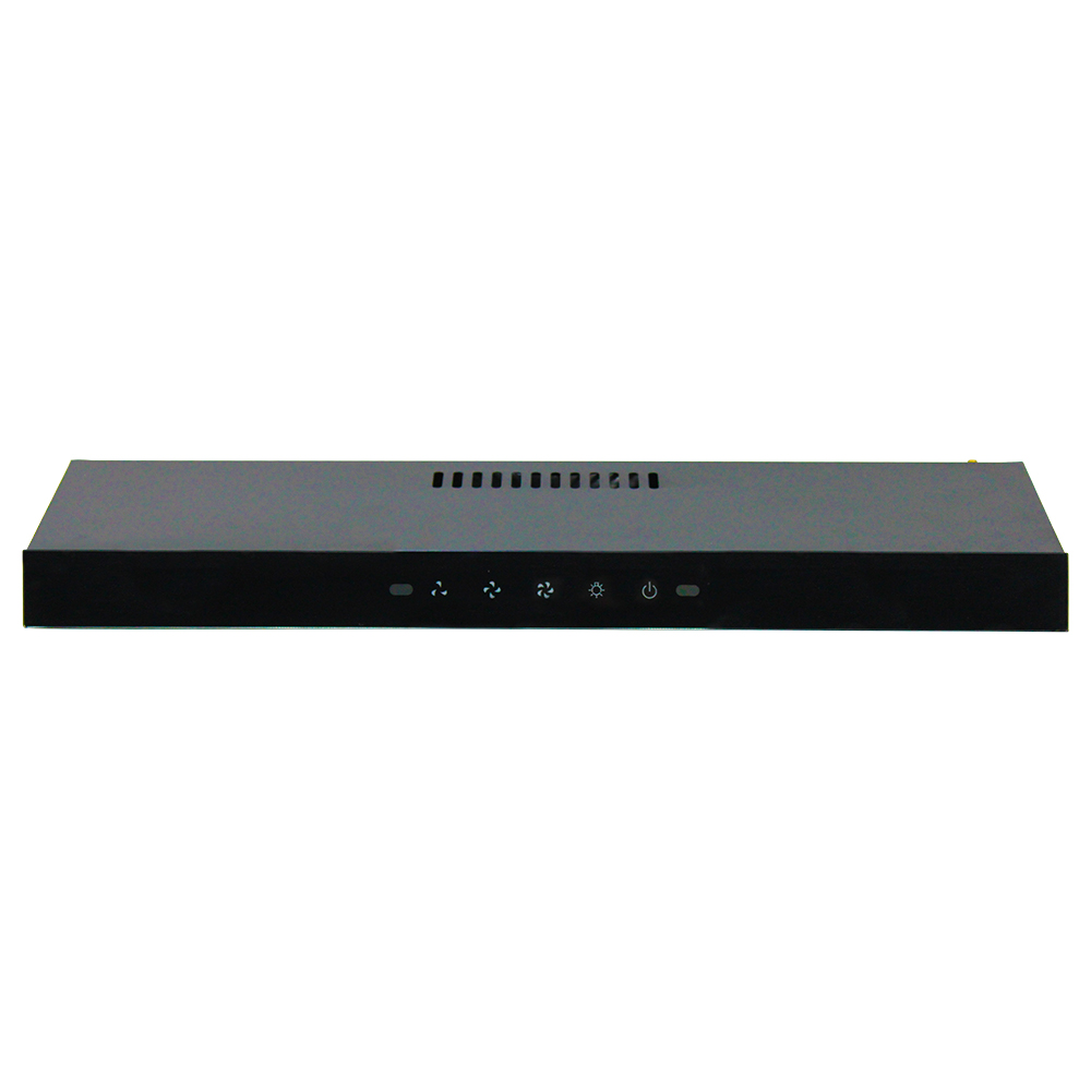 Black Under Cabinet Slim Range Hood RS602