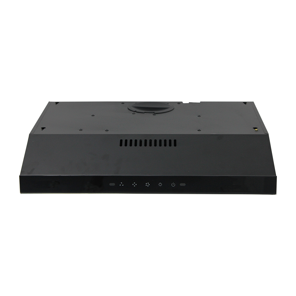 Black Under Cabinet Slim Range Hood RS602