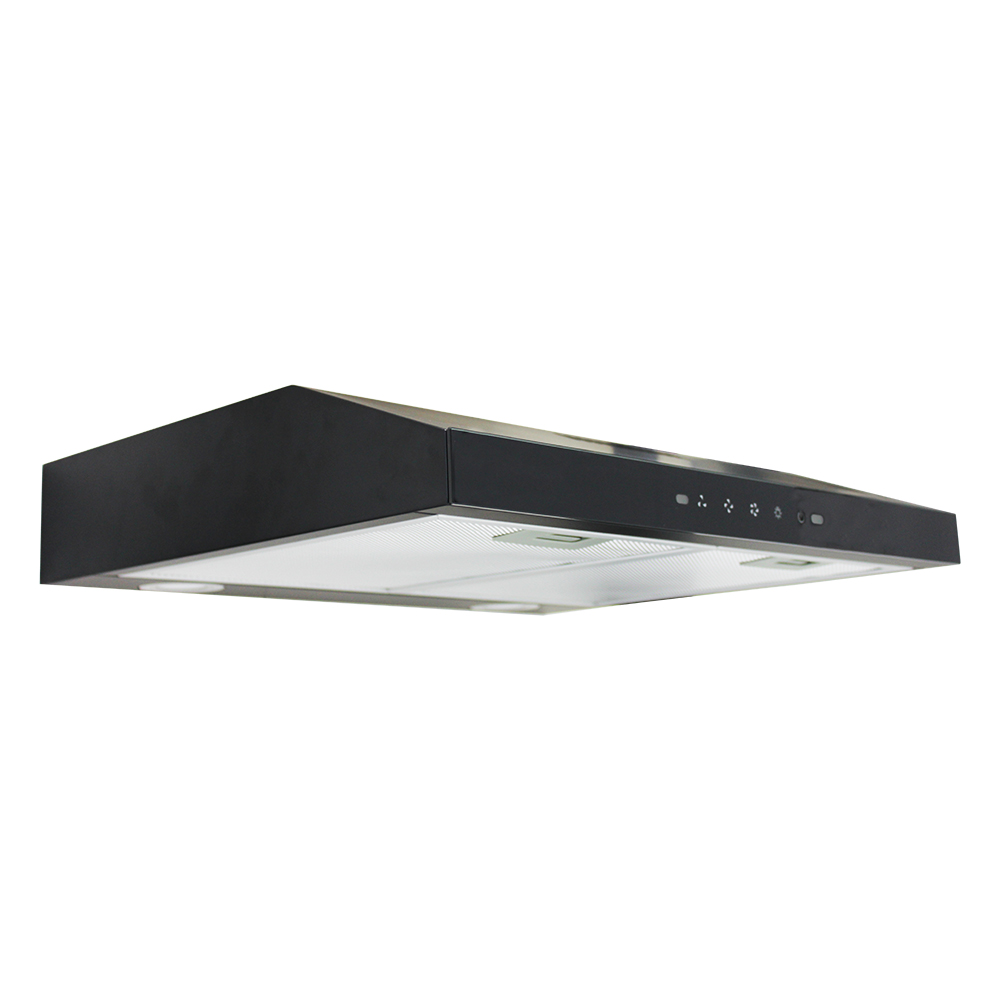 Black Under Cabinet Slim Range Hood RS602