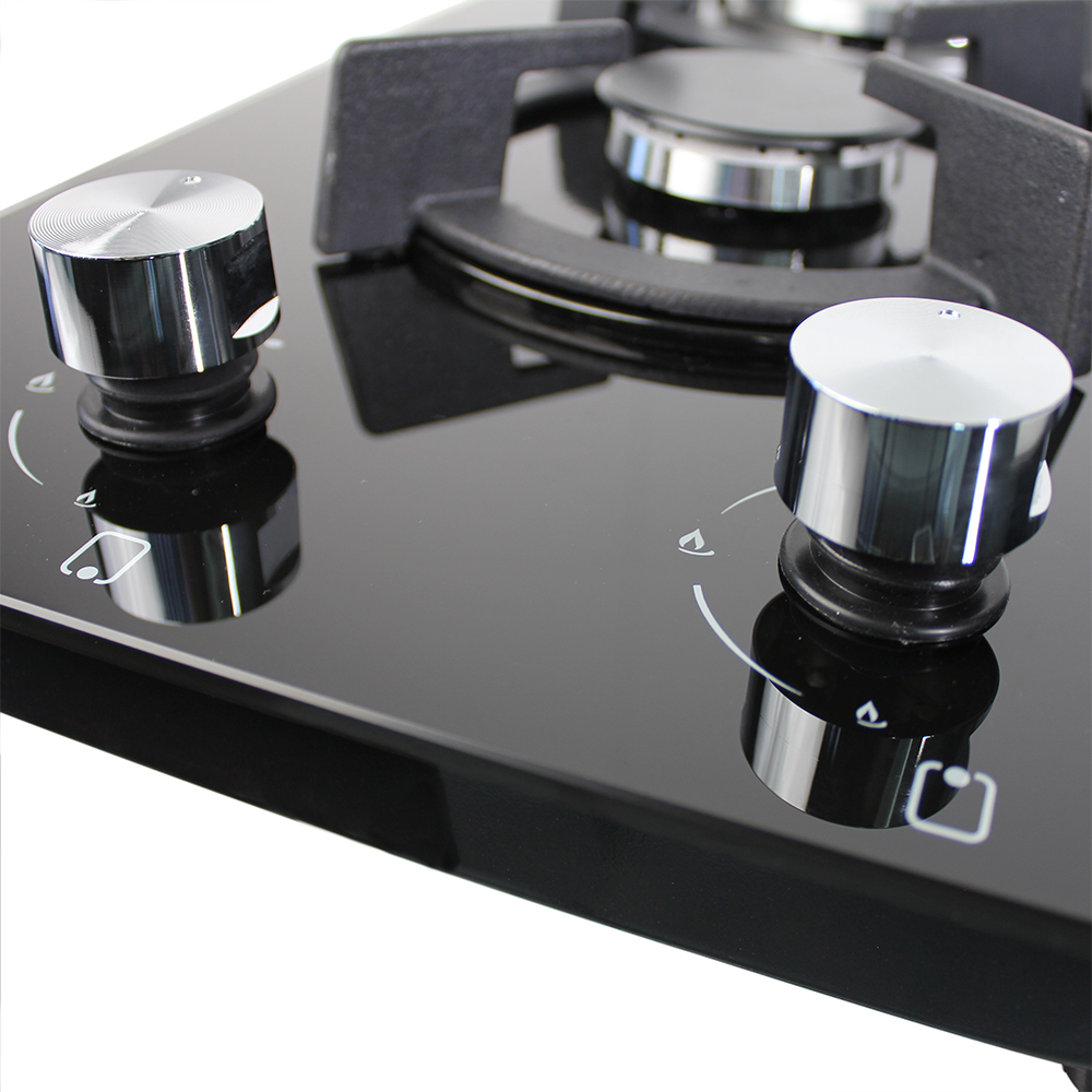 Citin 8mm Glass Cooker 2 Burner Gas Stove for Kitchen GB302B