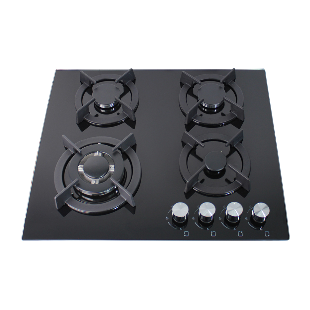 Citin 6mm Glass 4 Burner Gas Cooktop Stove for Family GB604A