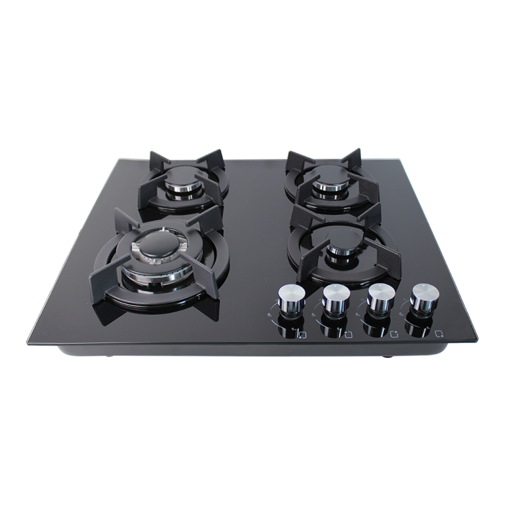 Citin 6mm Glass 4 Burner Gas Cooktop Stove for Family GB604A