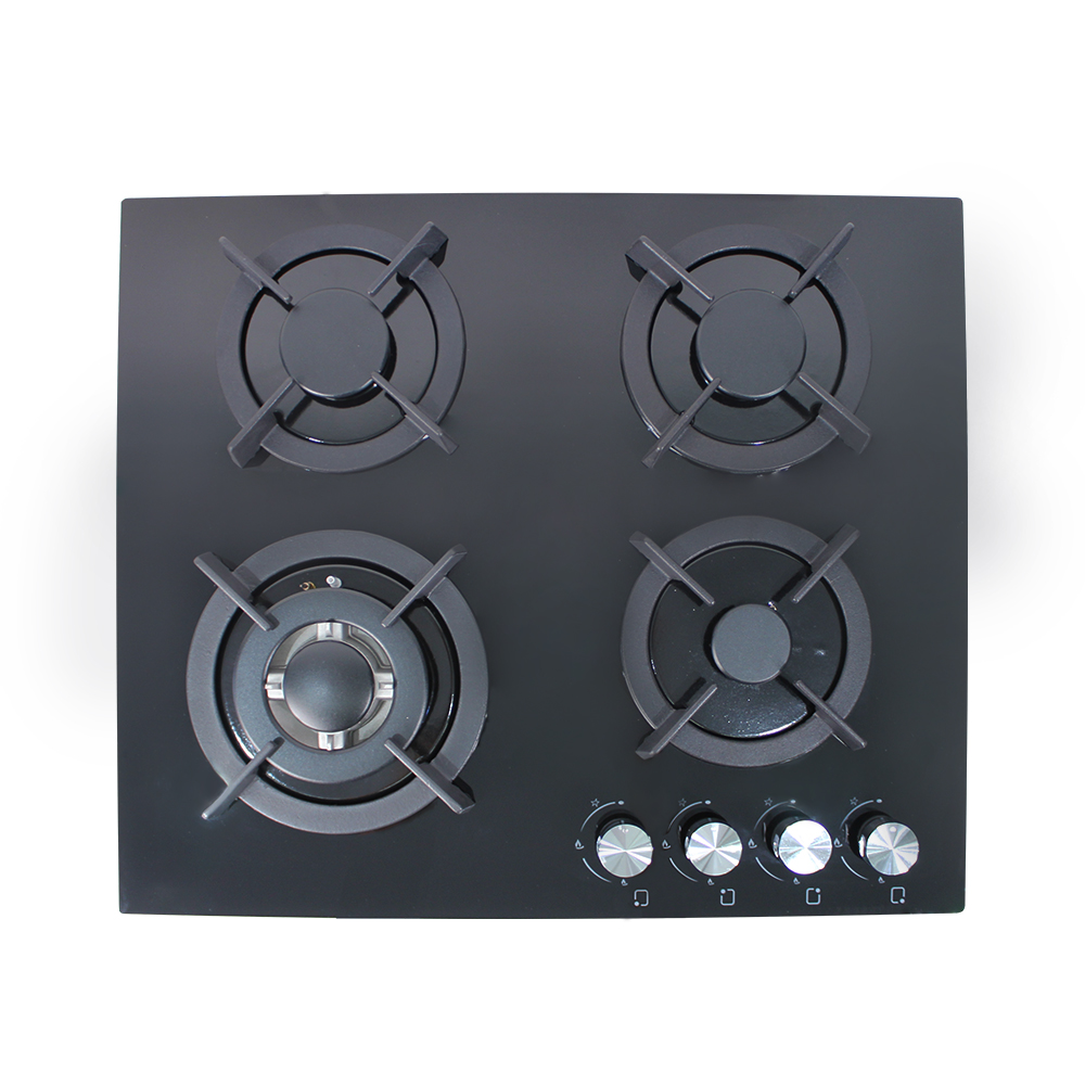 Citin 6mm Glass 4 Burner Gas Cooktop Stove for Family GB604A