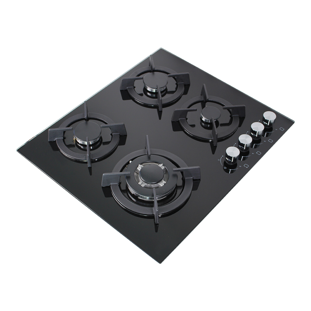 Citin 6mm Glass 4 Burner Gas Cooktop Stove for Family GB604A