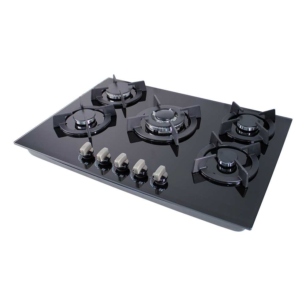 Citin GB805A Glass Cooktop 5 Burner Gas Stove