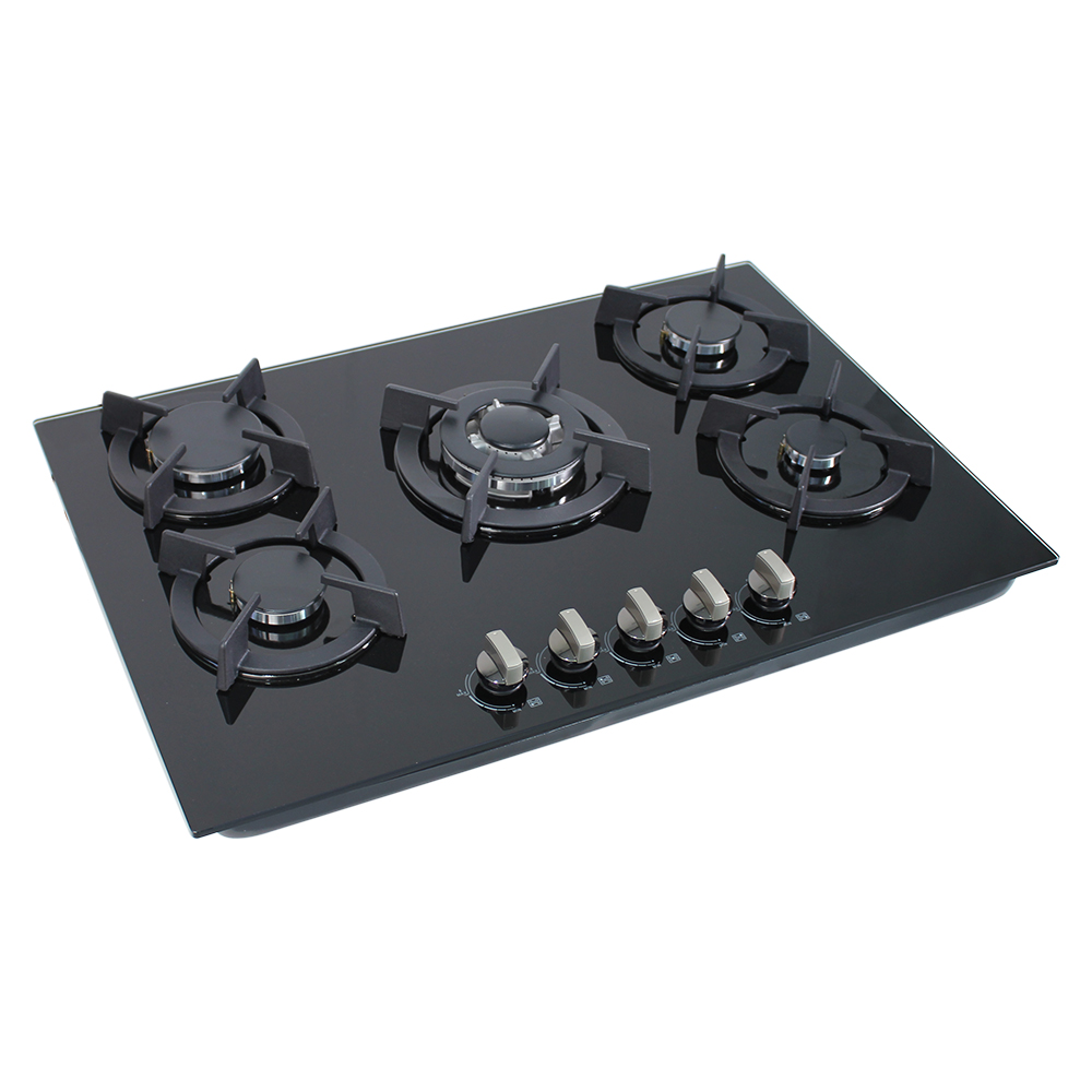 Citin GB805A Glass Cooktop 5 Burner Gas Stove