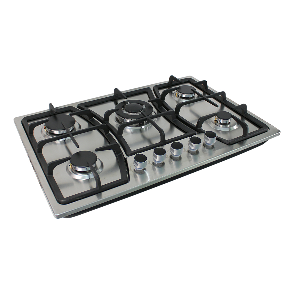 Citin 30 inch 5 Burner Gas Stove with Stainless Steel Panel GS805A