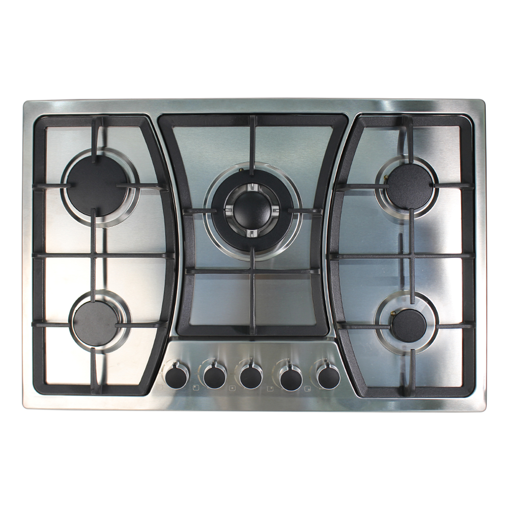 Citin 30 inch 5 Burner Gas Stove with Stainless Steel Panel GS805A