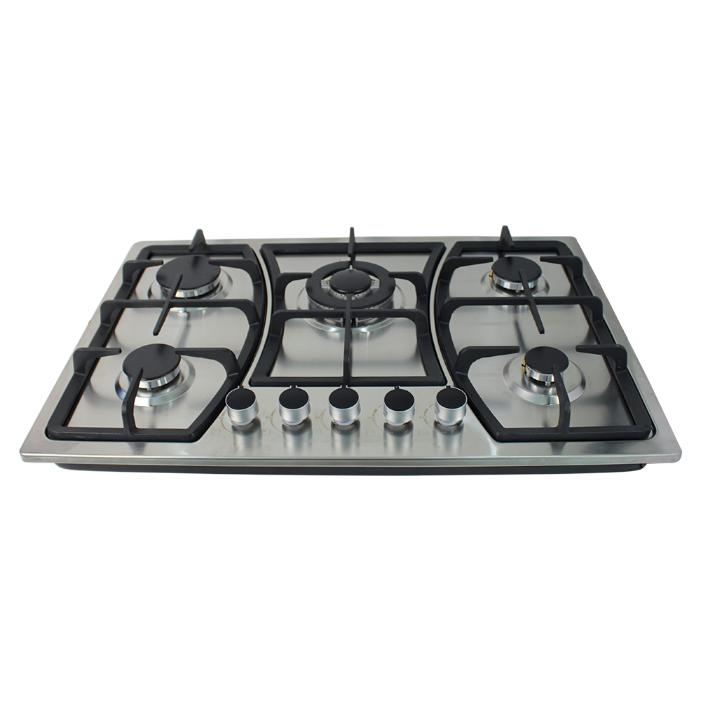 Citin 30 inch 5 Burner Gas Stove with Stainless Steel Panel GS805A