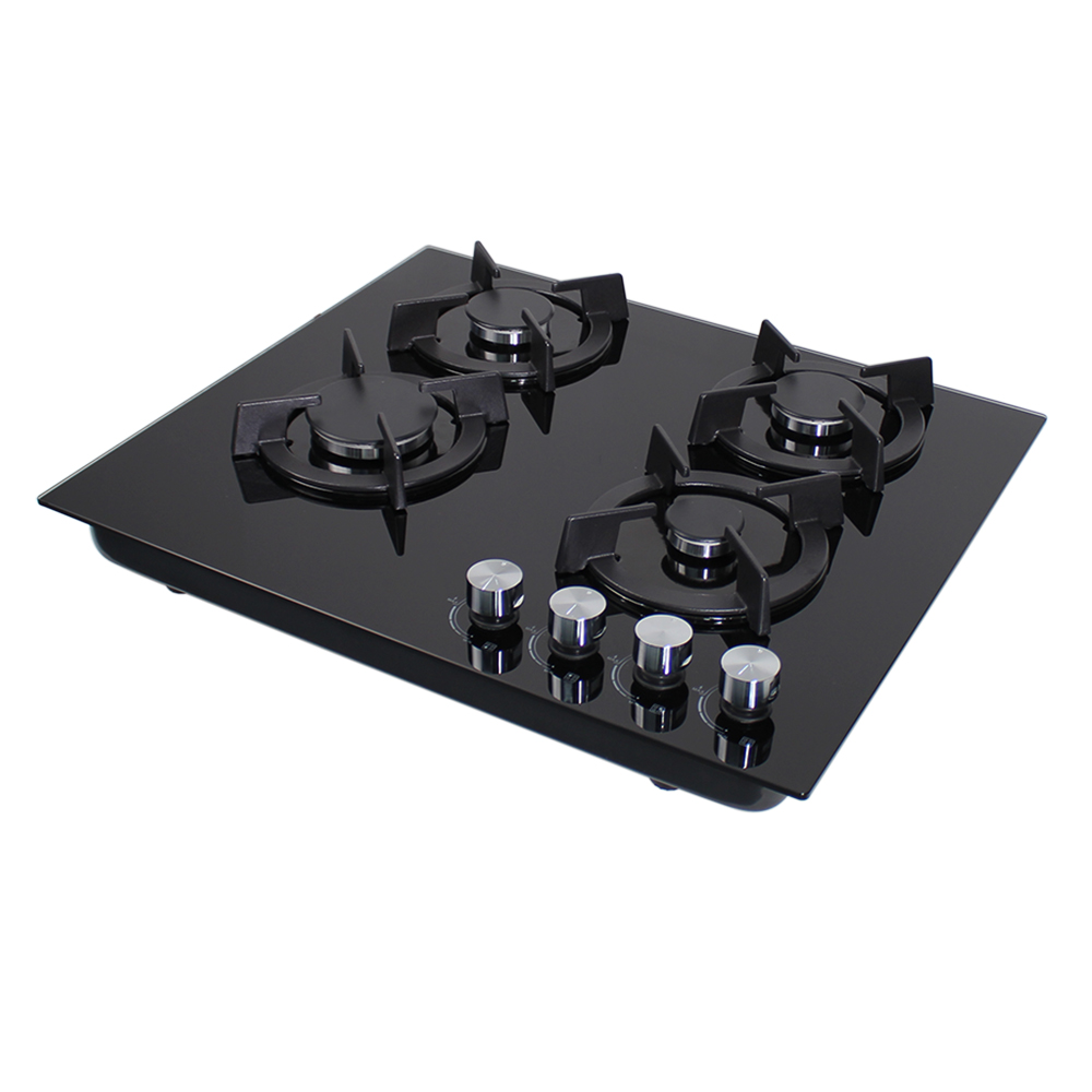 Citin Tempered Glass Gas Stove 4 Burner Gas Cooktop GB604B