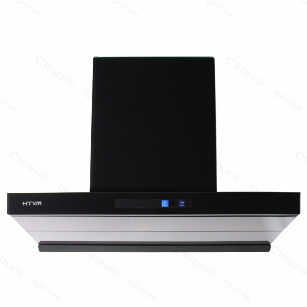 Citin Black Wall Mount Range Hood 20cm Thickness Suitable for Small Kitchens RX903