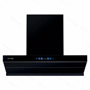 Citin Black Wall Mount Range Hood 20cm Thickness Suitable for Small Kitchens RX903