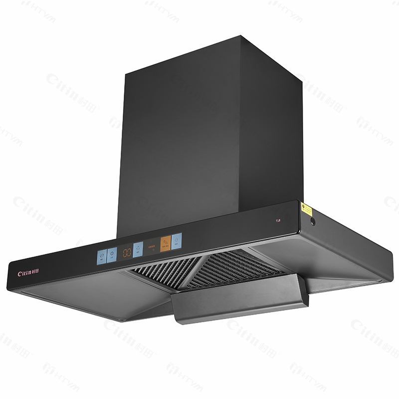 Citin T-shaped 36 inch Black Wall Mount Range Hood T18