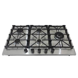 Citin SABAFU Burner System 5 Burner Stainless Steel Cooker Gas Stove JZT/Y-90A33-5EY