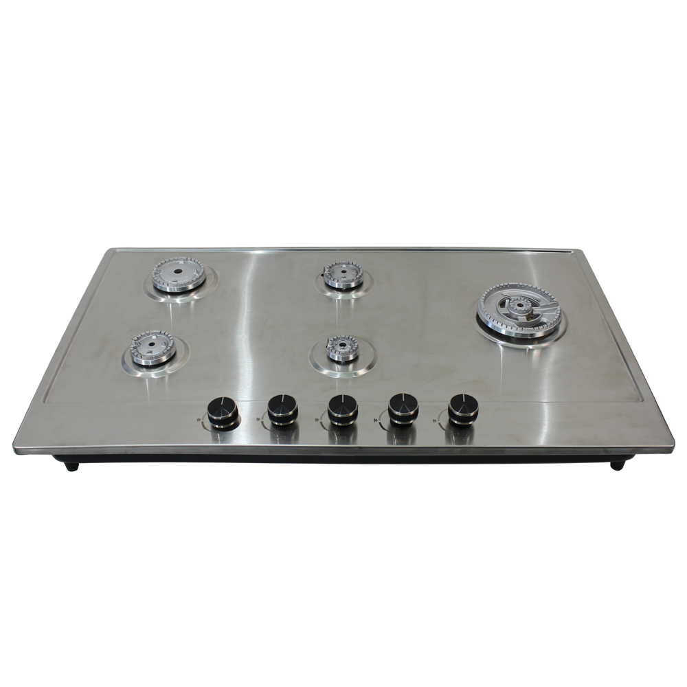 Citin SABAFU Burner System 5 Burner Stainless Steel Cooker Gas Stove JZT/Y-90A33-5EY