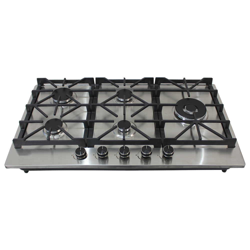 Citin SABAFU Burner System 5 Burner Stainless Steel Cooker Gas Stove JZT/Y-90A33-5EY