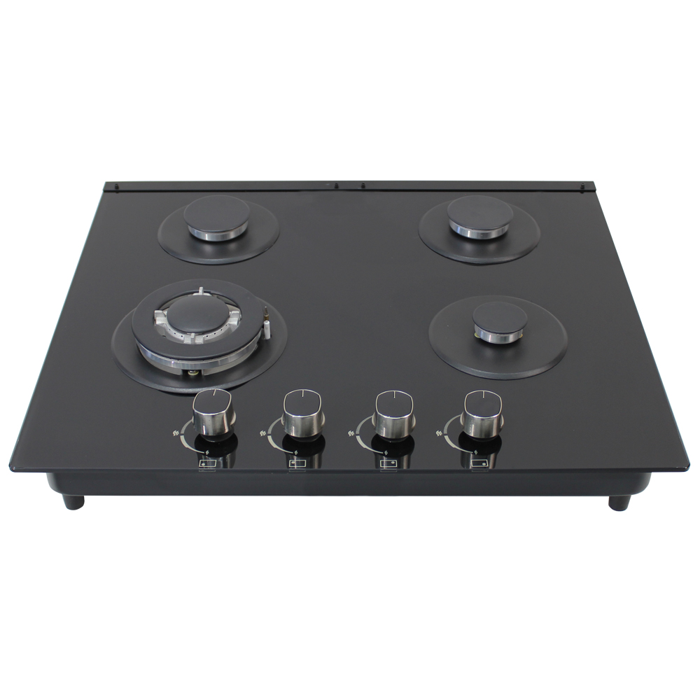 Citin Kitchen Black Cooker Hob 4 Burners Gas Stove JZT/Y-60B37-4EY