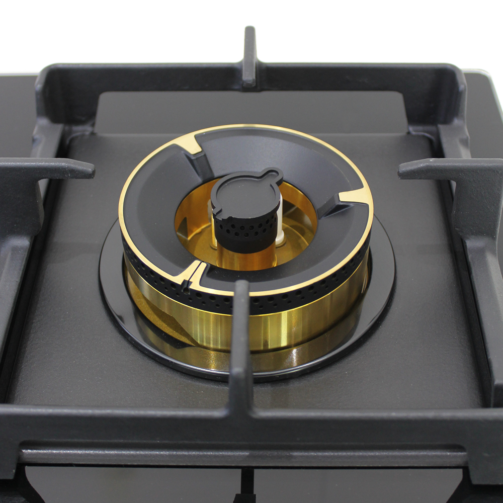 Citin Kitchen Cooker Hob 3 Brass Burner Gas Stove JZT/Y-60B32-4EY