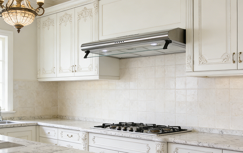 slim range hood