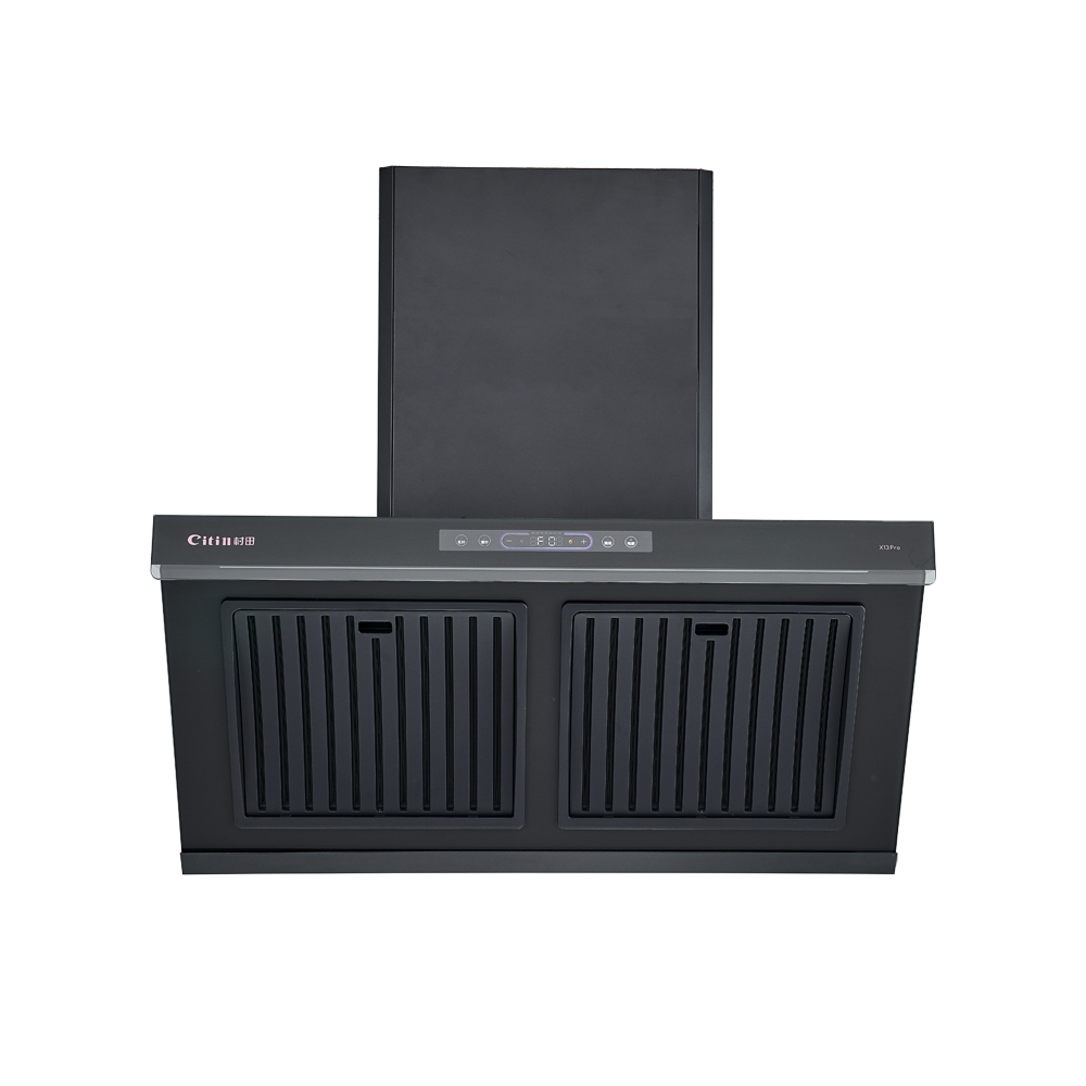 Citin New Black Kitchen 90cm High Suction Range Hood X13Pro