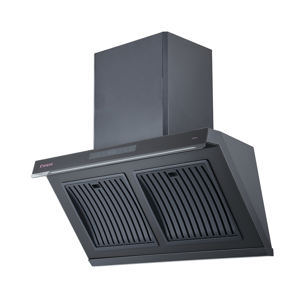 Citin New Black Kitchen 90cm High Suction Range Hood X13Pro