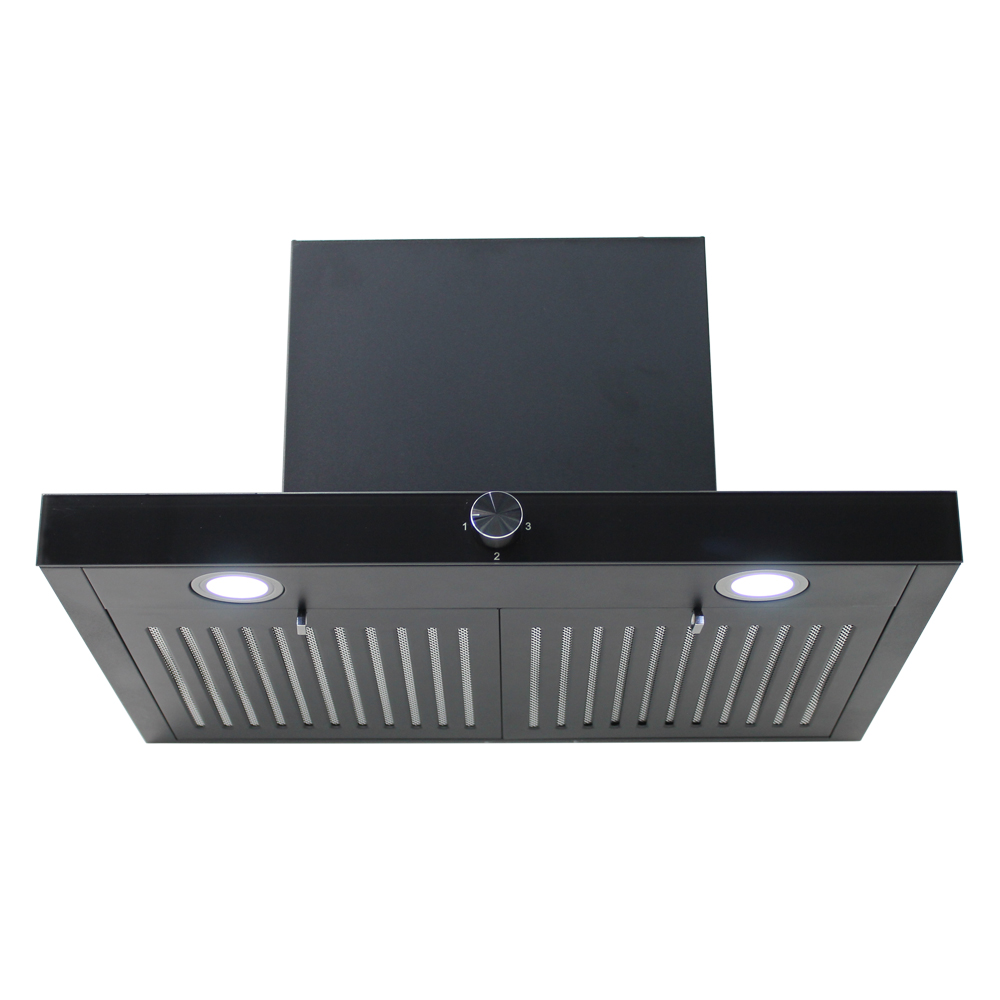 Citin New T-shaped Black Range Hood Kitchen 60cm Knob Exhaust Hood CXW-60T31-TAK