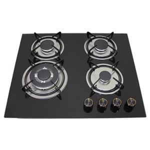 Citin 4 Burner Cooker Enameled Stove Pan Support Built-in Gas Stove JZT-60B37-4EM