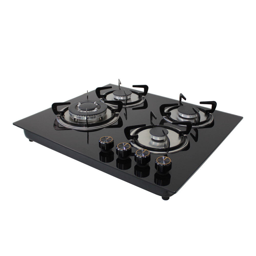 Citin 4 Burner Cooker Enameled Stove Pan Support Built-in Gas Stove JZT-60B37-4EM