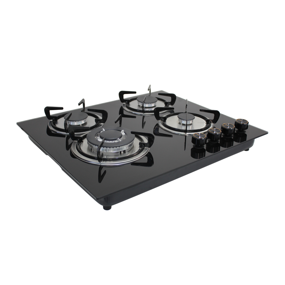 Citin 4 Burner Cooker Enameled Stove Pan Support Built-in Gas Stove JZT-60B37-4EM