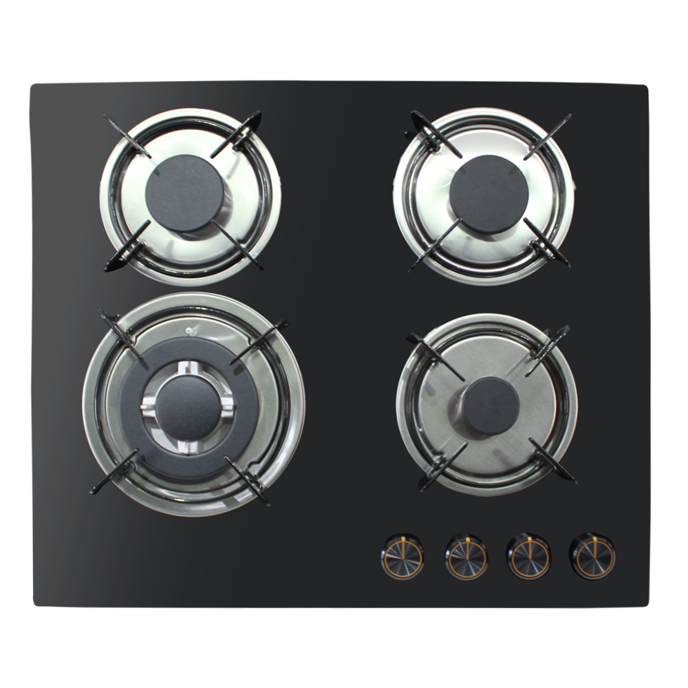 Citin 4 Burner Cooker Enameled Stove Pan Support Built-in Gas Stove JZT-60B37-4EM