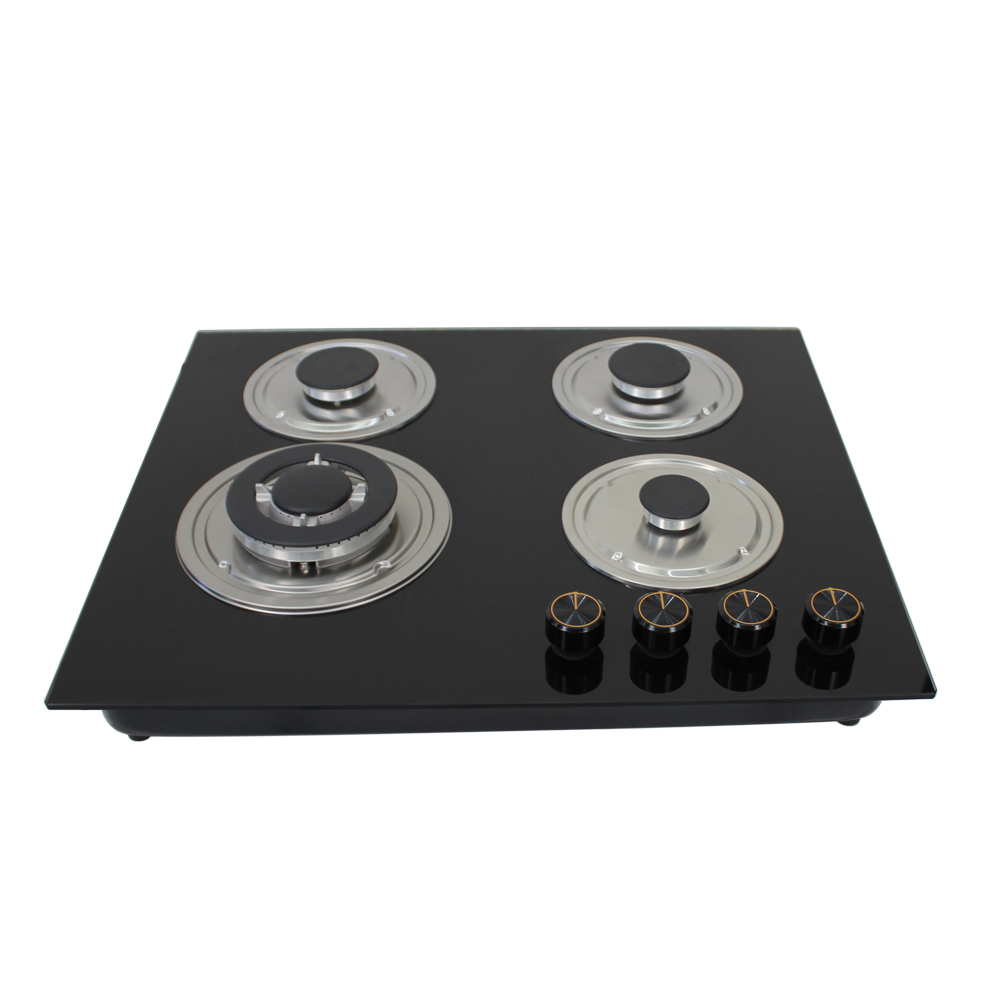 Citin 4 Burner Cooker Enameled Stove Pan Support Built-in Gas Stove JZT-60B37-4EM
