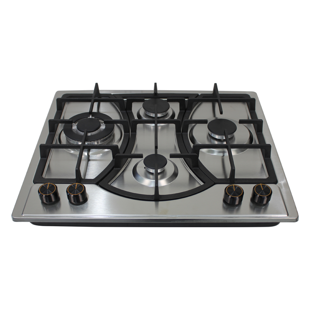 Citin 4 Burners Cooktop Integrated Cast Iron Pan Support Built-in Gas Stove JZTY-60A33-4EM