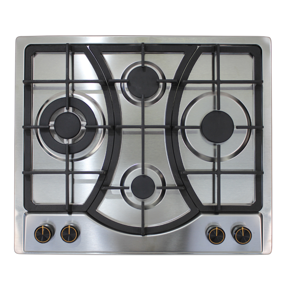 Citin 4 Burners Cooktop Integrated Cast Iron Pan Support Built-in Gas Stove JZTY-60A33-4EM