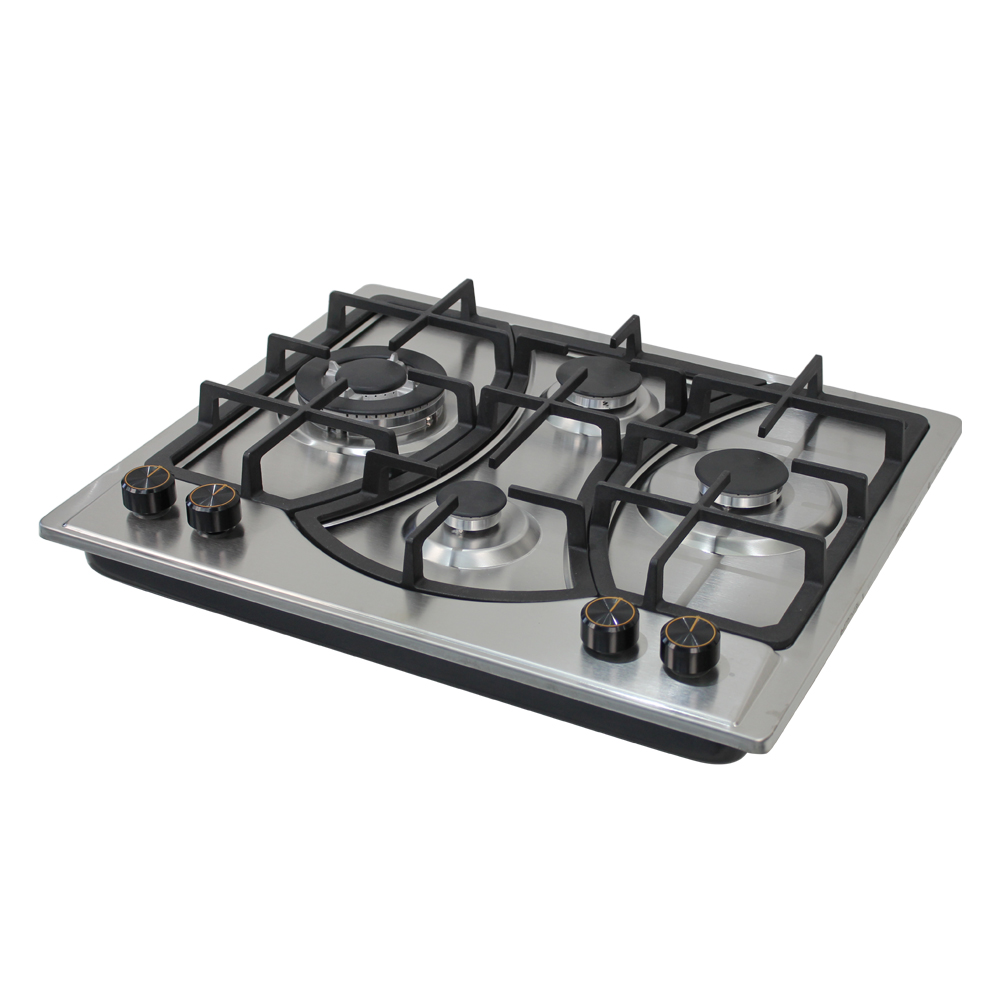 Citin 4 Burners Cooktop Integrated Cast Iron Pan Support Built-in Gas Stove JZTY-60A33-4EM