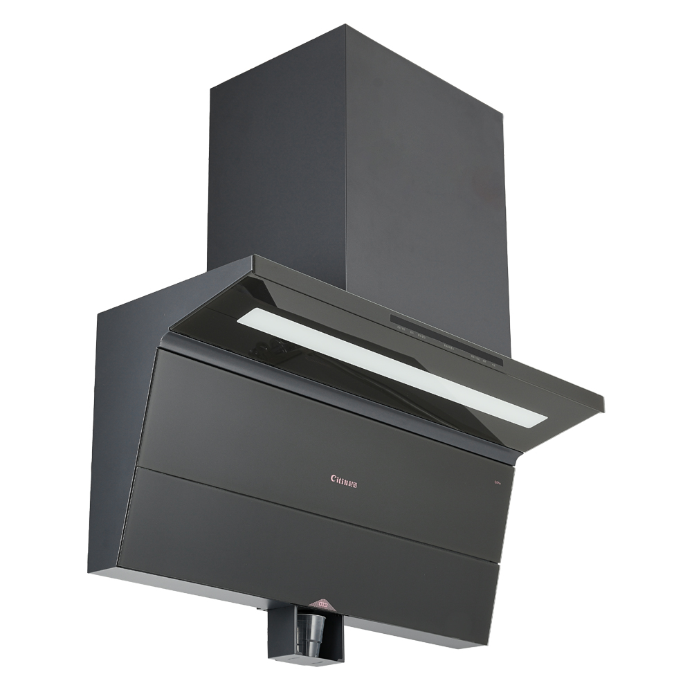 Citin Pop‑out Disposable Oil Cup Kitchen Black 90cm Range Hood Q20Pro