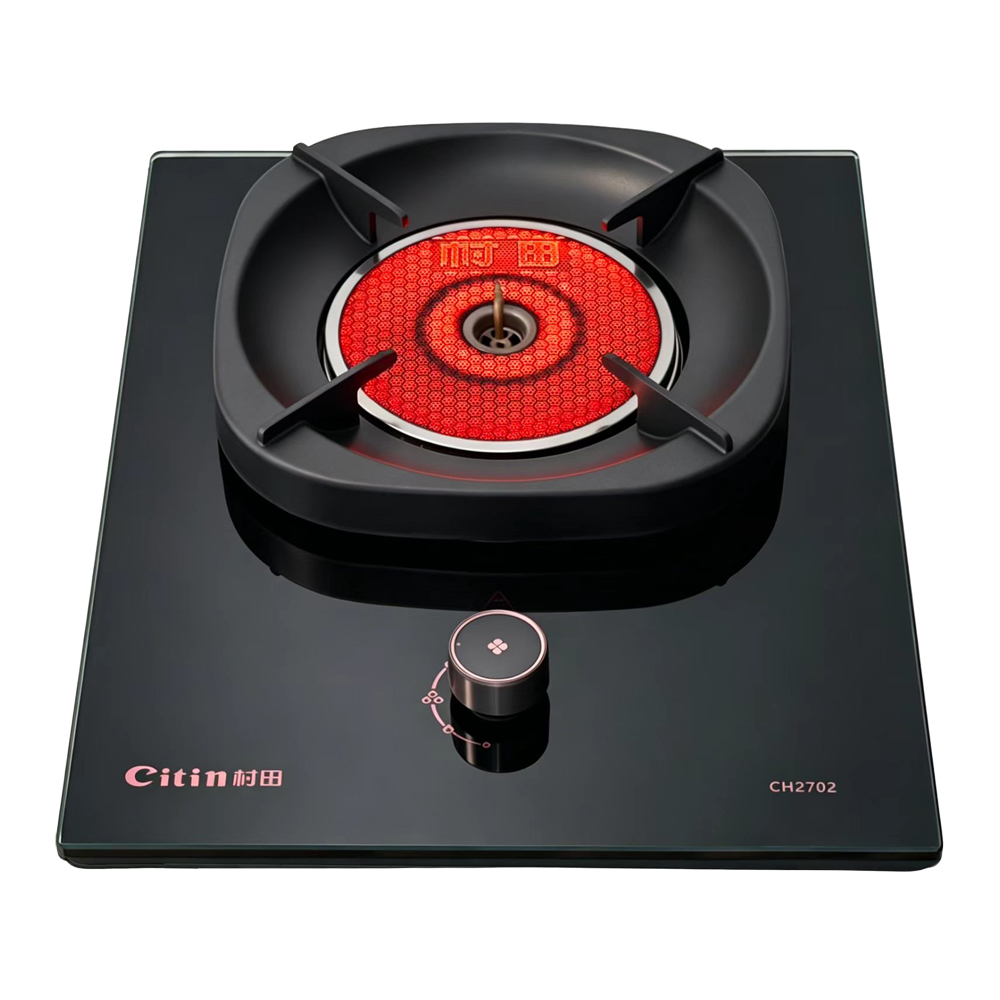 Citin Single Burner 3.8kW Gas Infrared Cooker CH2702 with Square Pan Support