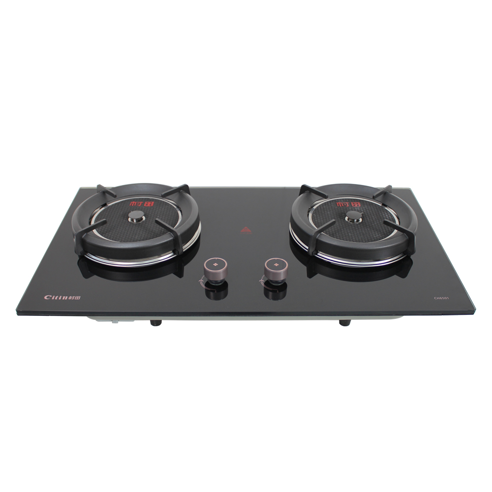 Citin CH6501 Bottom Ignition 4.8kW Gas Infrared Cooker with 2 One-piece Cast Iron Burner