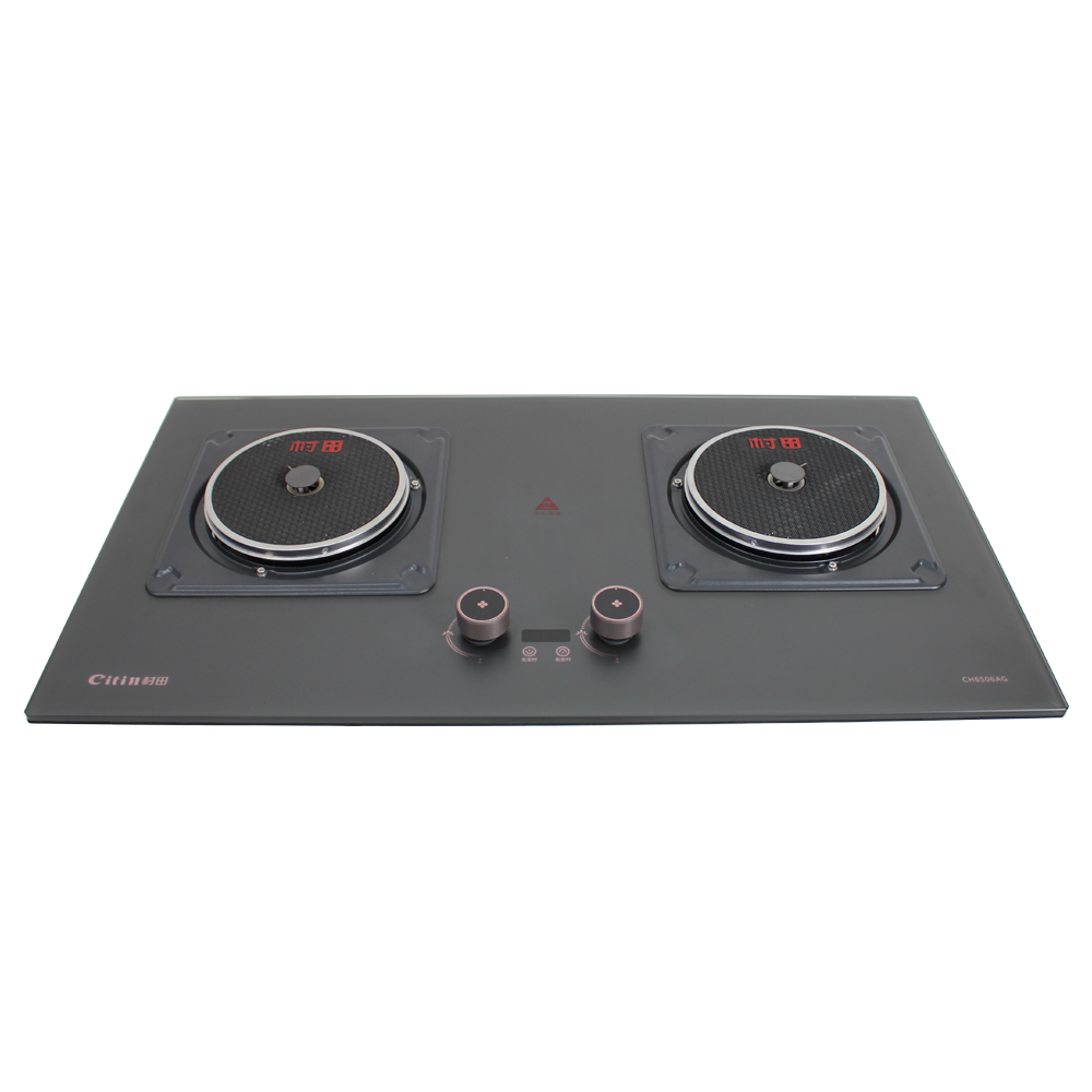 Citin 8mm AG Glass Panel 4.8kW Gas Stove Infrared Cooker CH6506AG