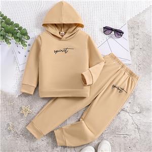 Boys Long Sleeve Hoodie Sweatsuits Tops and Jogger Pants 2Pcs Kids Fall Winter Outfits Set