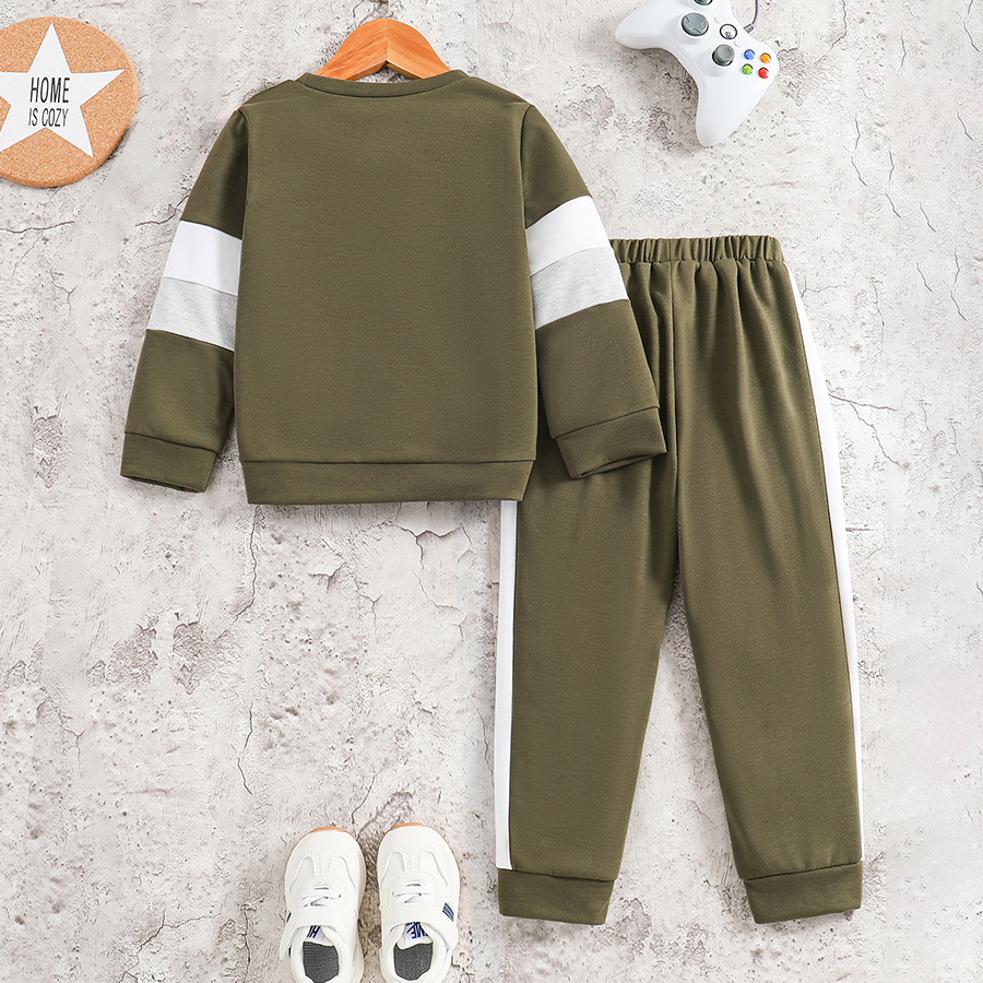 Toddler Boy Pants Set 2Pcs Boys Fall Winter Outfits Set