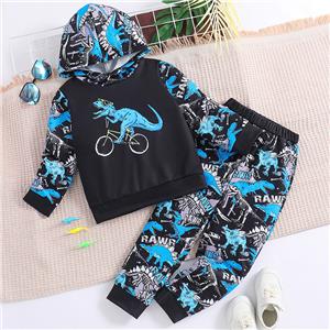 Toddler Boys Clothes Winter Outfits Dinosaur Printed Clothes For Boys