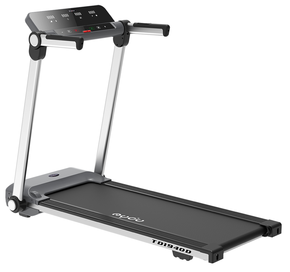 Horizontal folding treadmill