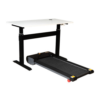 Table élévatrice à deux pieds compatible avec les tapis roulants