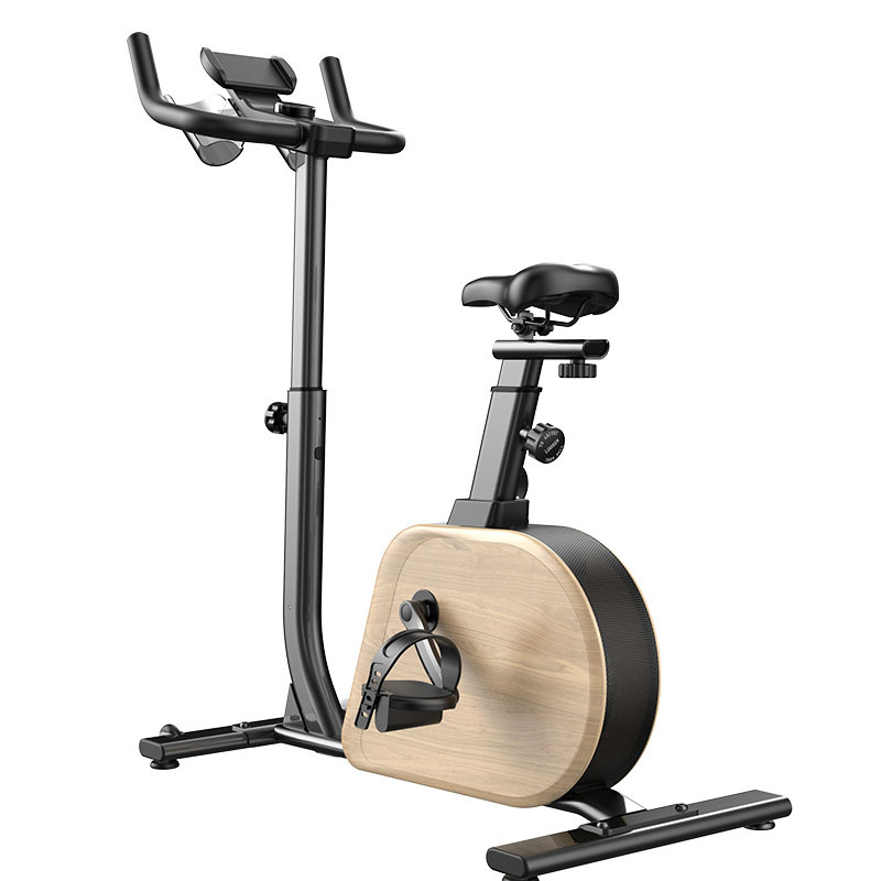 Self Generating Upright Bike With 16 Level Resistance And Real Solid Wood Cover