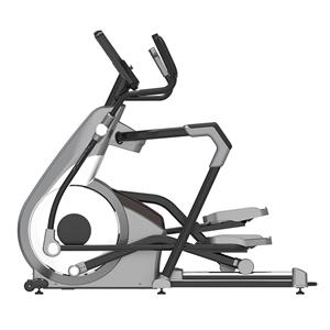 Máquina elíptica comercial con inclinación automática de 15 secciones